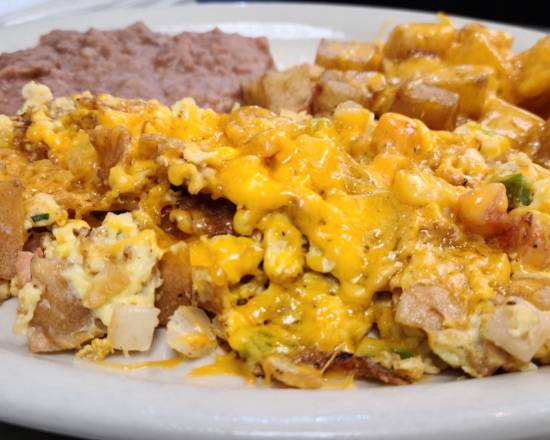 Migas with Two Eggs