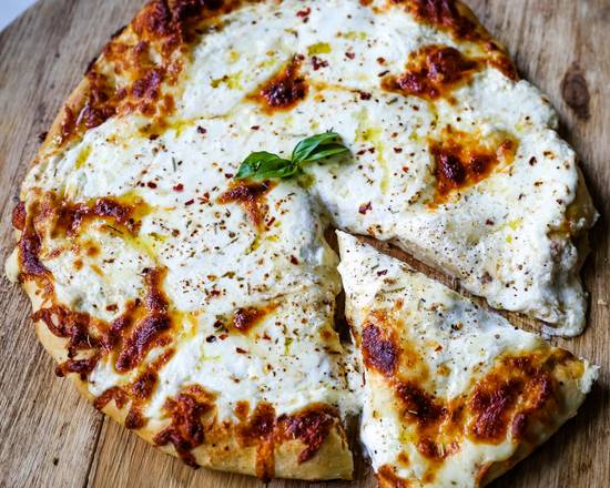 Three-Cheese Flatbread Pizza
