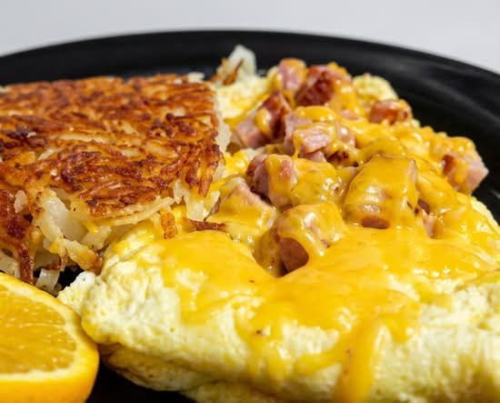 Ham and Cheddar Omelet