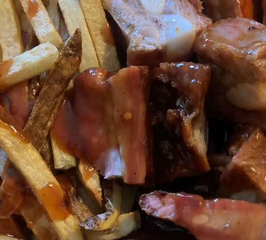 Rib Tips With Fries