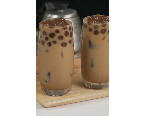 Thai Iced Coffee with Boba (small)