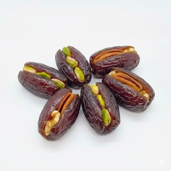 Assorted Filled Dates with Pistachios, Almonds, Pecans, and Walnuts 6-pack
