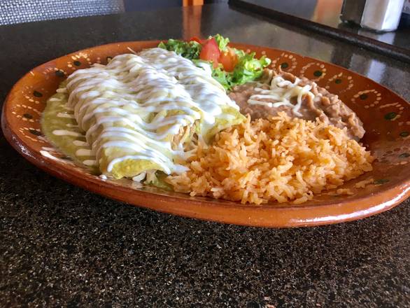 3 ENCHILADA PLATE
