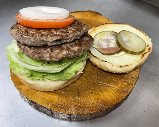 1/3 lb Double Hamburger