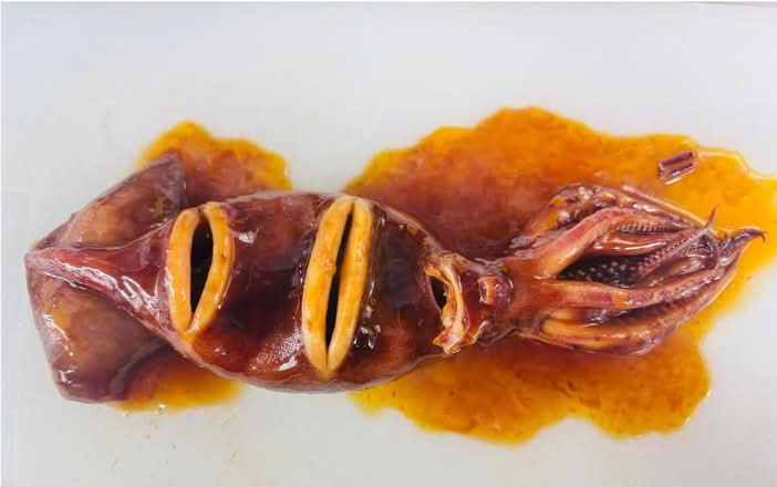 Whole BBQ Squid