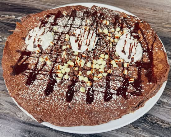 Decedent Double Chocolate Pancake