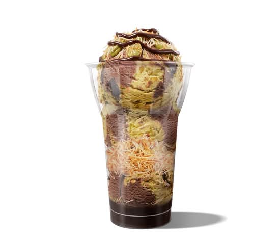 Dubai Chocolate Inspired Sundae