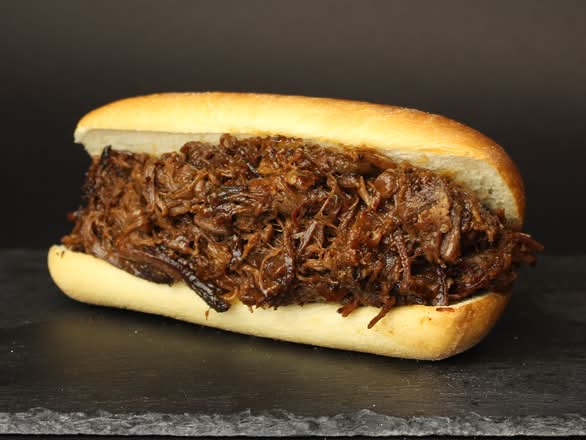 CLASSIC "OVERSTUFFED" SHREDDED BRISKET.