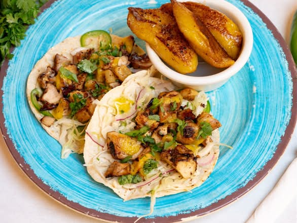 (2) Jerk Chicken Tacos Plate