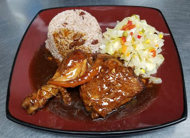 Stew Chicken Dinner