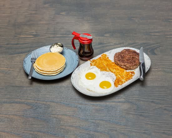 Hamburger Steak & Eggs