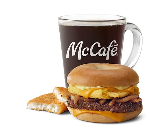 Steak Egg Cheese Bagel Meal