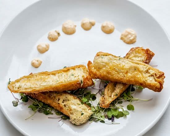 Crab Cake Egg Rolls