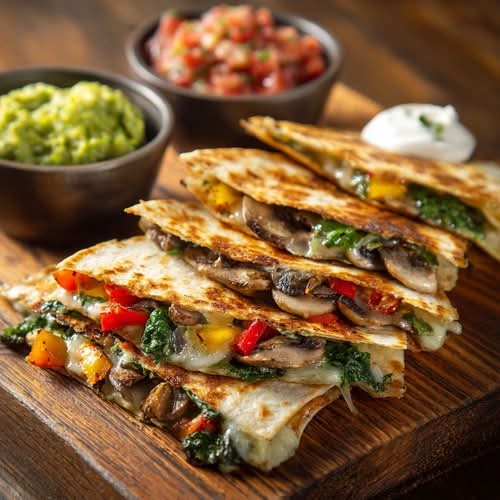 Grilled Garden Quesadilla