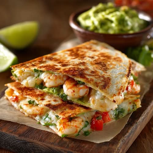 Shrimp & Avocado Quesadilla