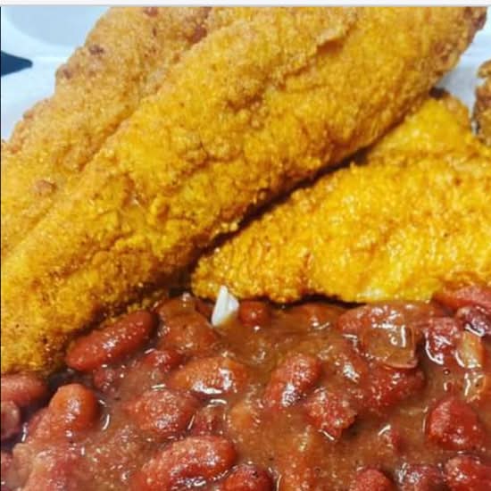 Red beans with fish
