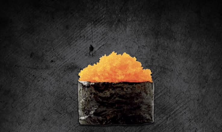 Smelt Egg Sushi