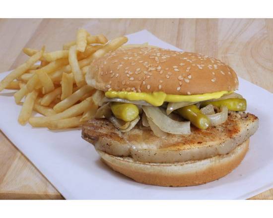 Pork Chop Sandwich