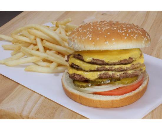 Triple Cheeseburger