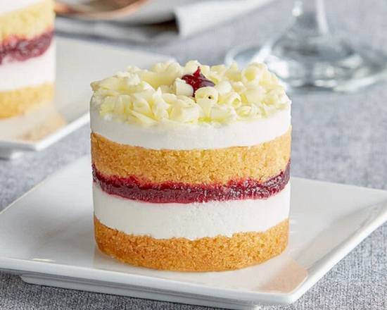 Raspberry Lemon Drop Mini Cake