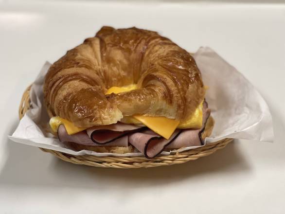 Ham Egg & Cheese Croissant