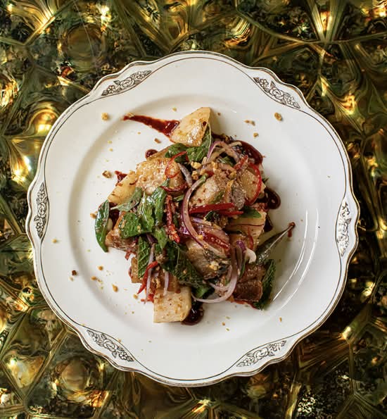 Crispy Pork Belly Salad
