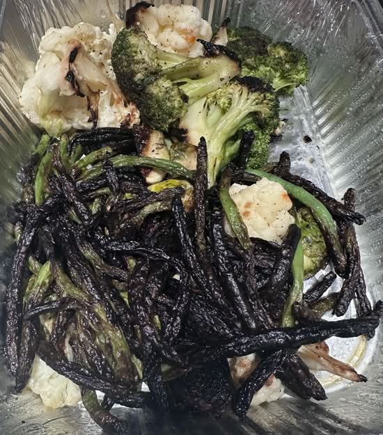 Burnt Mixed Vegetables