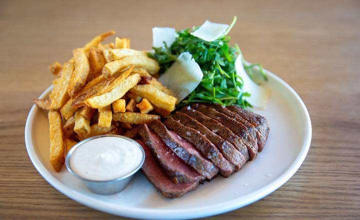 8oz Flat Iron Steak Frites