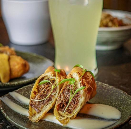 Ropa Vieja Egg Rolls