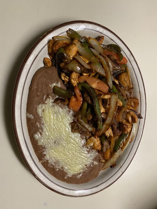 Chicken fajitas