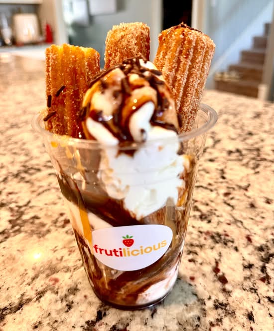 Churro Sundae