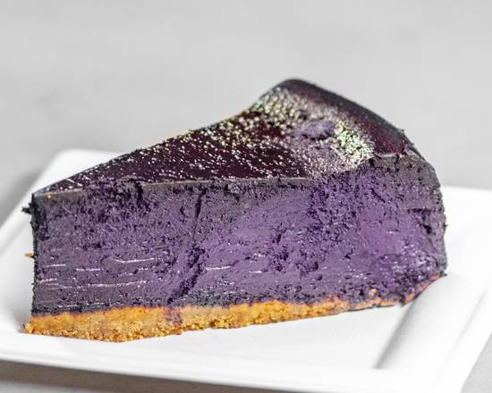 Ube Cheesecake Slice