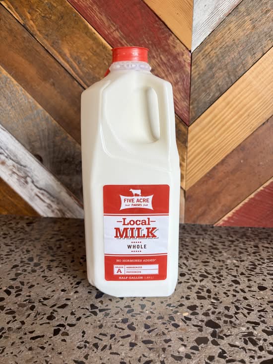 Half Gallon Local Milk