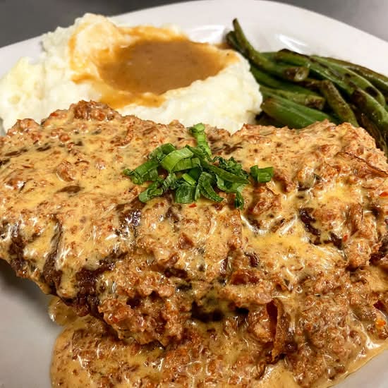 Chicken Fried Flat Iron Steak