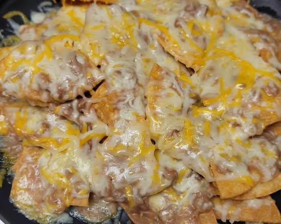 Chips, Cheese, Beans