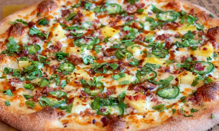 18" Pineapple Express Pizza