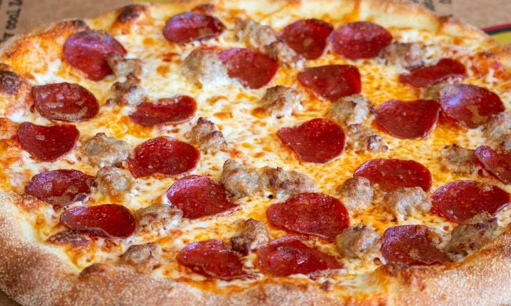 14" Sausage+Pepperoni Pizza