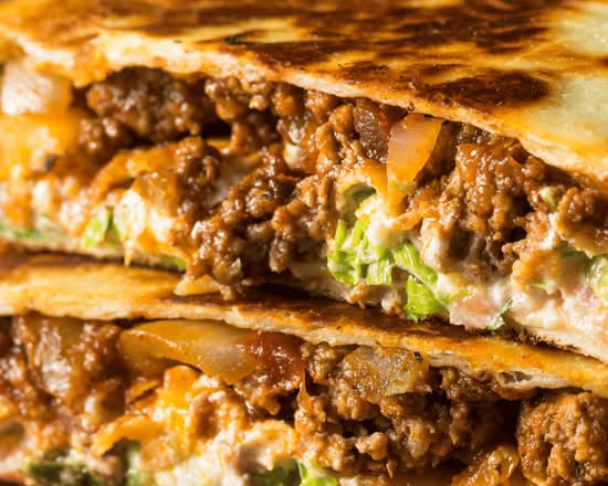 Picadillo Quesadilla