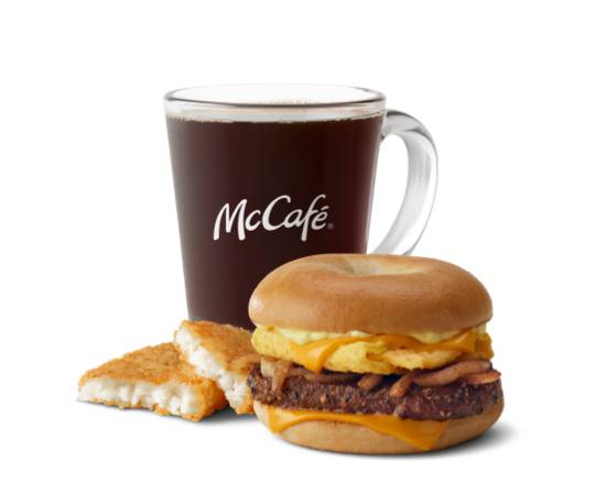 Steak Egg Cheese Bagel Meal
