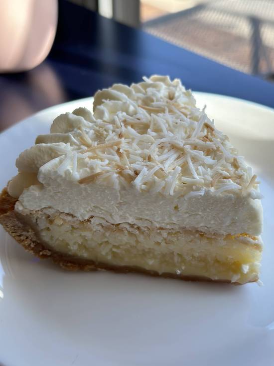 Coconut Cream Pie Slice