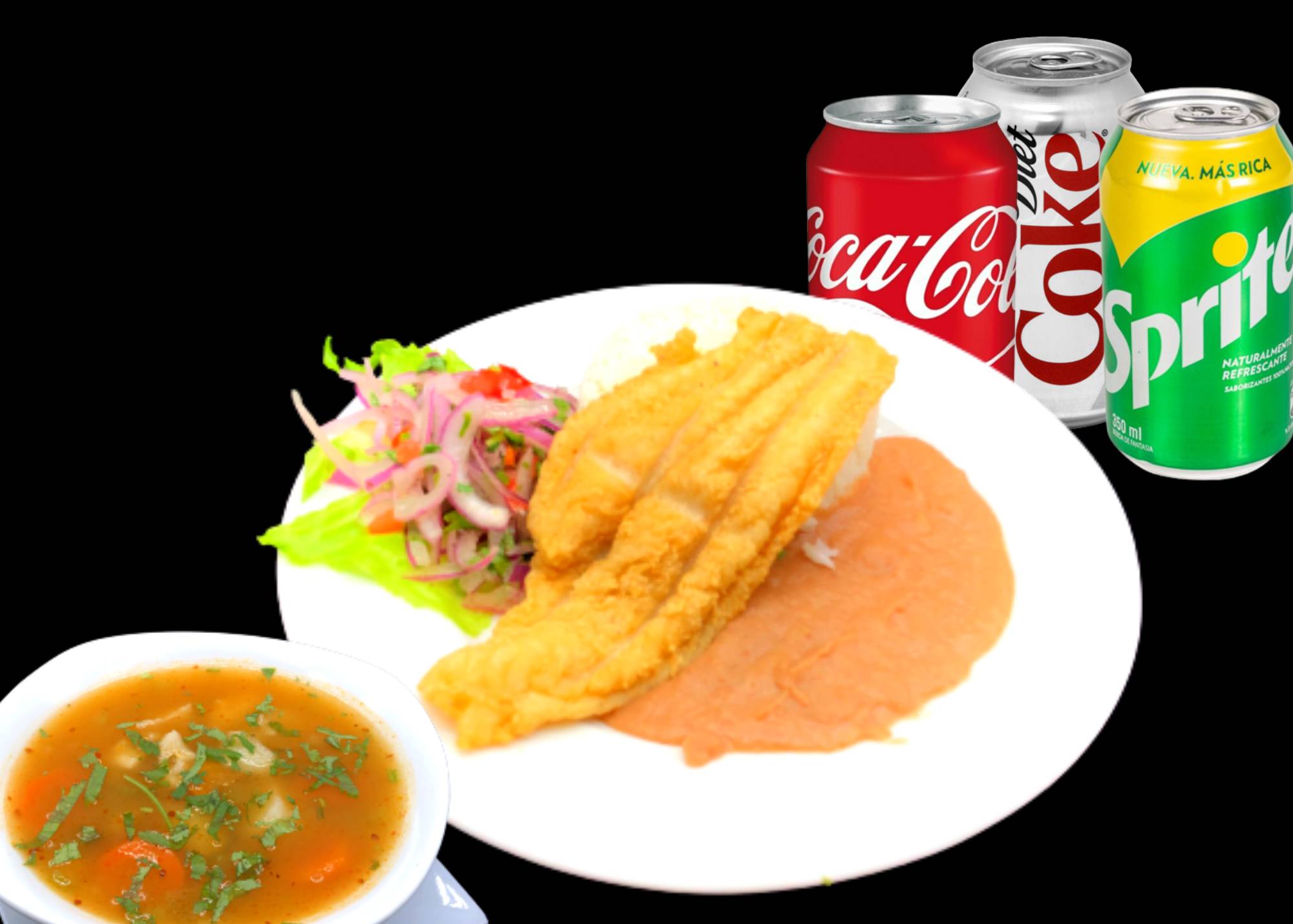 Lunch Pescado Frito (Fried Fish)