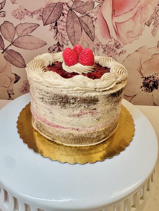 Raspberry Chocolate Mousse 6”