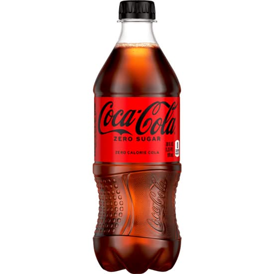 20oz COCA-COLA ZERO SUGAR BOTTLE