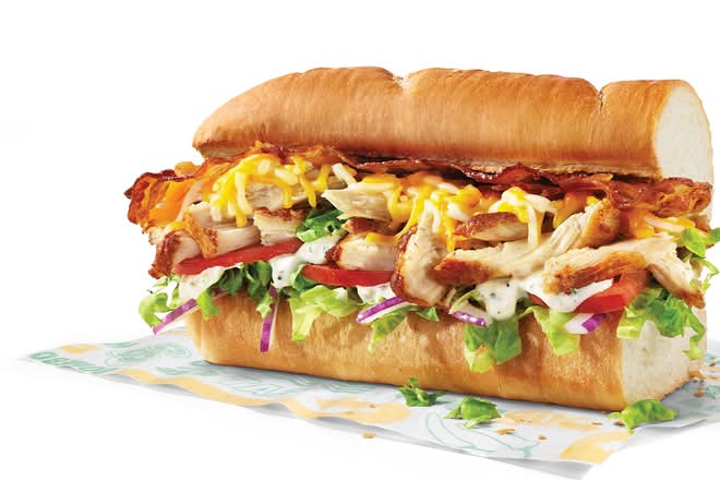 Chicken & Bacon Ranch (6'')