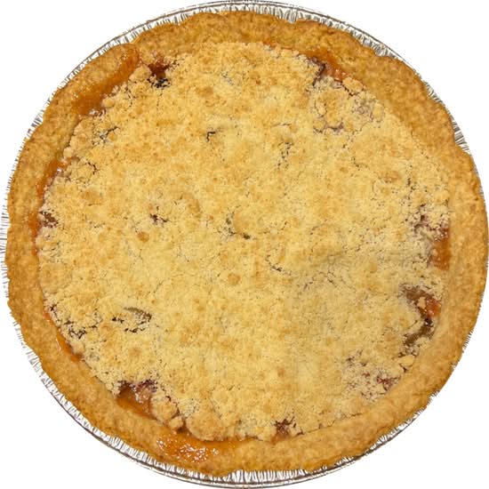Peach Crumb Pie