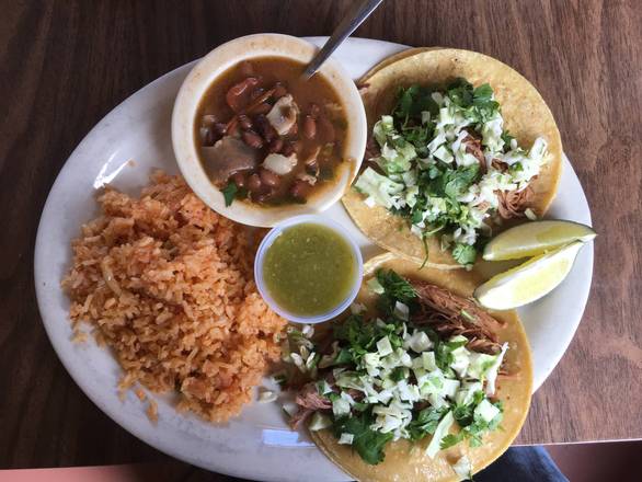 Pulled-pork or Shredded Beef Taco Dinner