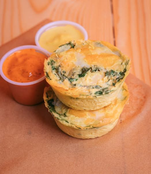 Spinach and Cheese Egg Bites