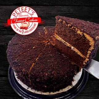 Chocolate Crunch Cake Slice