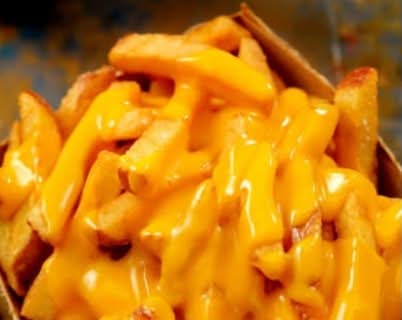 Battered Seasoned Cheese Fries