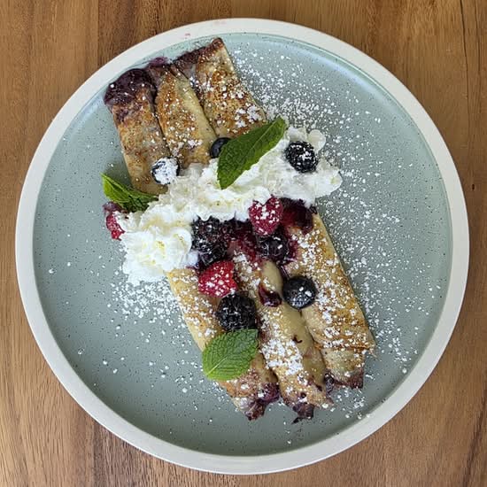 Mixed Berry Crepes